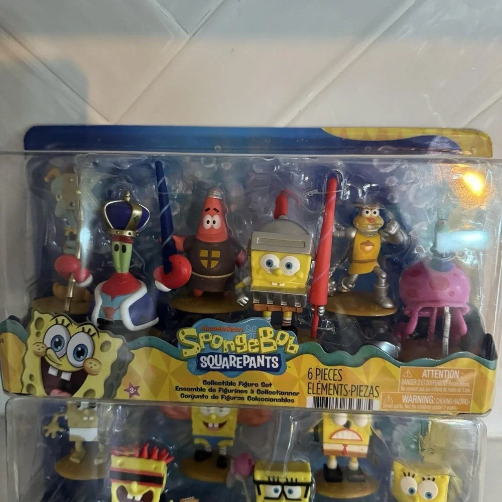 SpongeBob Dunces & Dragons Hall of Fame Figure Sets Lot 2 New Just Play
